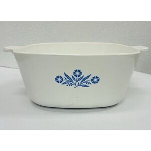 Vintage CorningWare Blue Cornflower Casserole Dish A-21-B 2.5 Qt No Lid USA